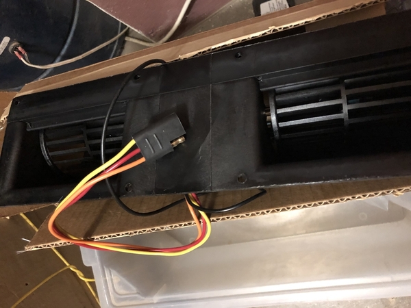 Replacement fan unit wiring