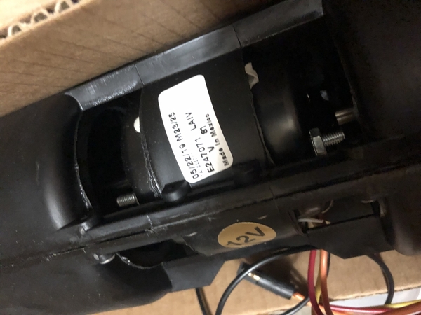 Replacement fan unit tag markings