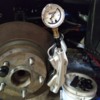 Testing rear brake pressure on Pantera
