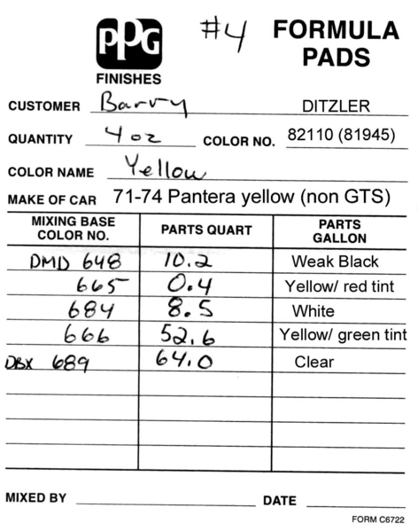 Pantera_Yellow_formula_from BarrySieb